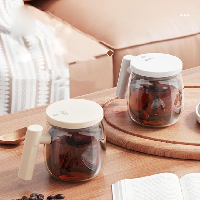 كوب كهربائي ذاتي التحريك سعة 400 مل، قابل لإعادة الشحن Tasse Auto-Remuante Électrique 400ML Mug Mélangeur Rechargeable USB
