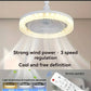 Plafonnier ventilateur LED télécommandé مروحة سقف LED يتم التحكم فيها عن بعد