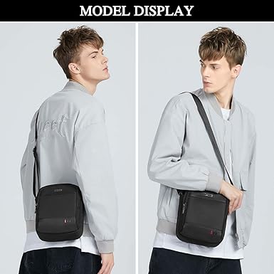 Sac bandoulière en nylon pour homme حقيبة كتف من النايلون للرجال