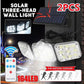 Triple LED Solar wall light sensor light JD-2757A JD-2656A SMD