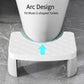 مسند قدمين للمرحاض بتصميم مريح Repose-pieds pour toilettes