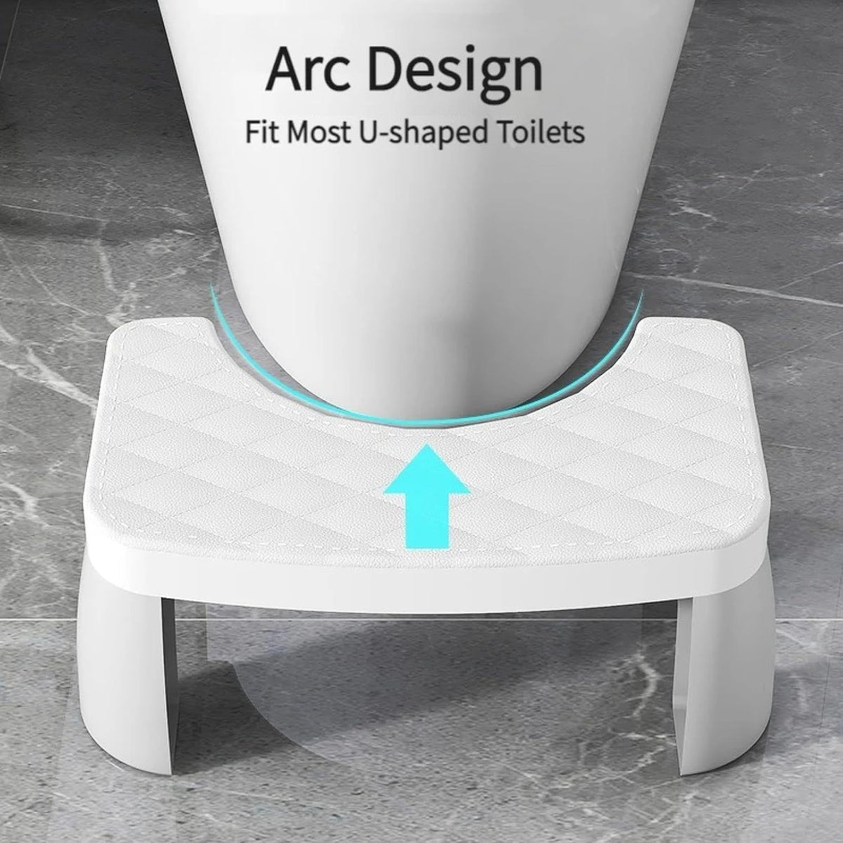مسند قدمين للمرحاض بتصميم مريح Repose-pieds pour toilettes
