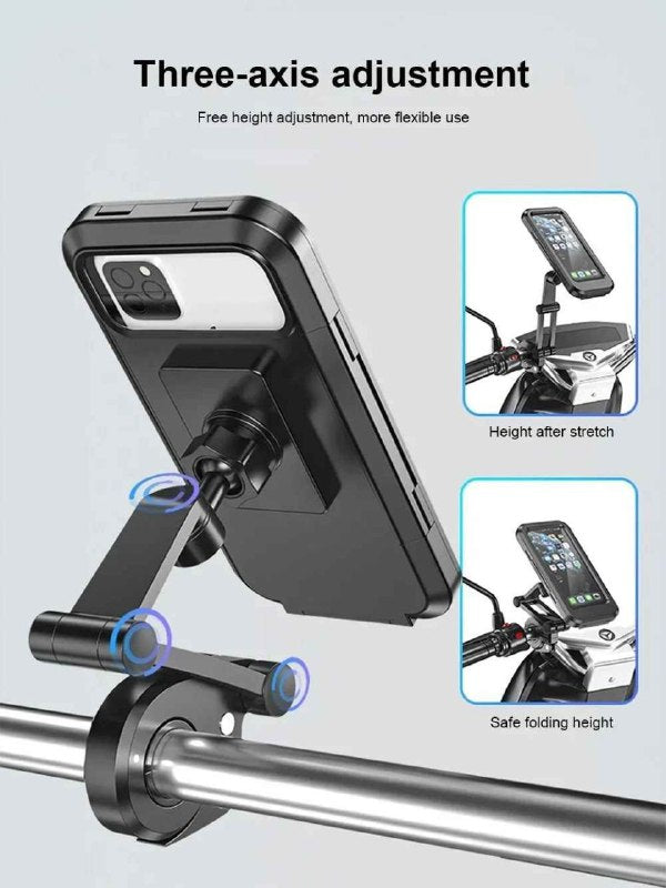 Wtarproof Bike Phone Mount حامل هاتف مقاوم للماء للدراجة
