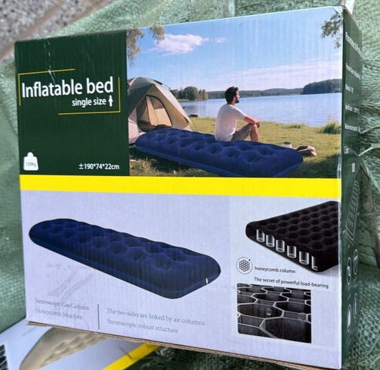 مرتبة هوائية فردية قابلة للنفخ السريع، Matelas gonflable 1place simple à gonflage rapide inflatable bed YHLY001