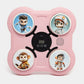 Kids Interactive Boxing Pad with Stickers جهاز الملاكمة التفاعلي للأطفال مزود بملصقات شخصيات ممتعة وأضواء تفاعلية