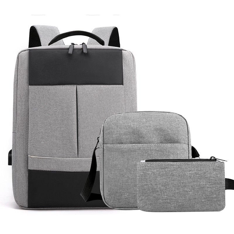 حقيبة ظهر للكمبيوتر المحمول 3pcs Travel Backpack Sets Women Men Laptop