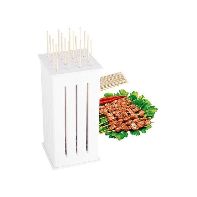Brochette Express en bambou pour faire 16 brochettes أسياخ خيزران سريعة التحضير لصنع 16 سيخًا