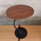 طاولة شاي دائرية عصرية طاولة جانبية متنقلة Table à Thé Moderne Ronde Table d’Appoint Mobile pour Salon