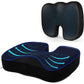 Coussin de confort, coussin de siège orthopédique en mousse à mémoire وسادة مريحة، وسادة مقعد من إسفنج الذاكرة العظمي لتخفيف آلام العصعص وأسفل الظهر