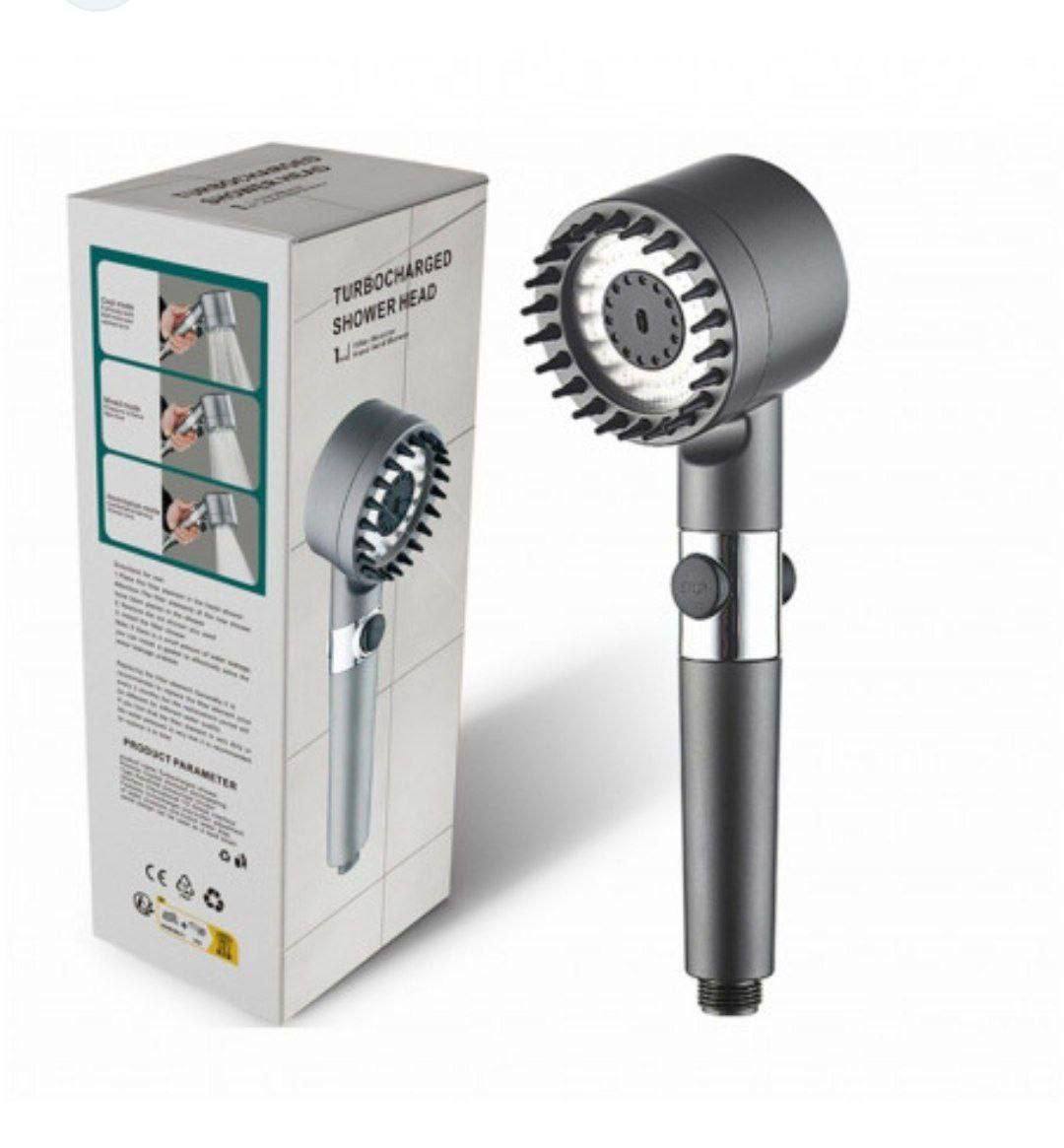 Turbocharged Shower head Pommeau de douche de massage رأس دش