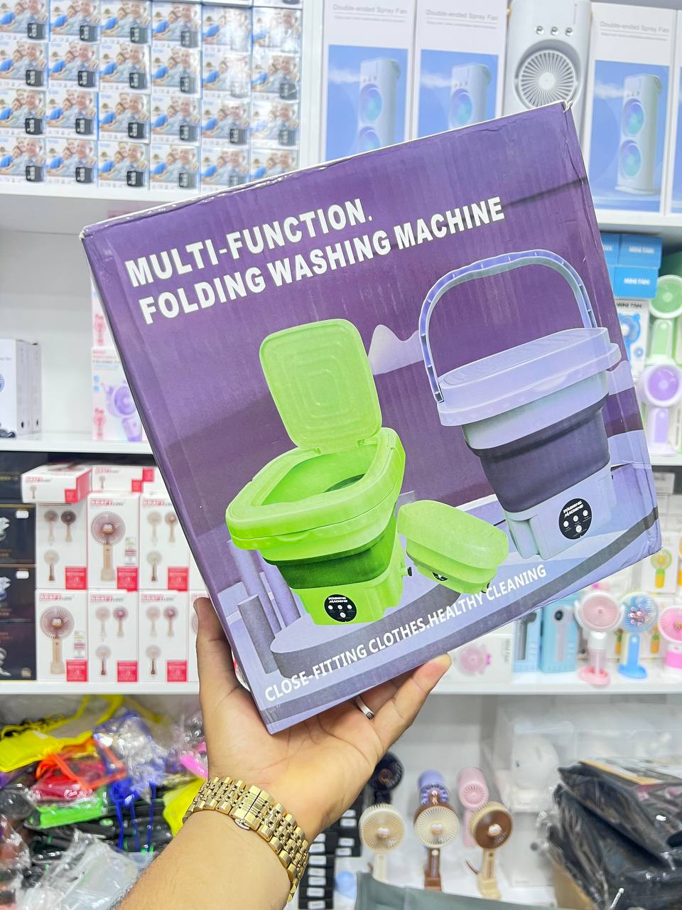 غسالة ملابس قابلة للطي متعددة الوظائف Multi-Function Folding Washing Machine Machine à laver pliable multifonction