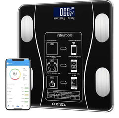 ميزان الكتروني يعمل مع تطبيق Body Fat Scale balance impédancemètre connectée Balance Numérique Intelligente