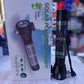 Solar Power Flashlight مصباح الأمان الشمسي القابل للشحن مصباح مزود بكاسر النوافذ