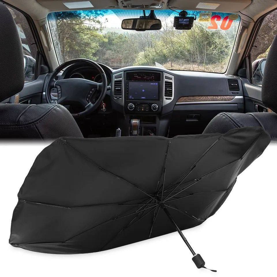 مظلة شمسية قابلة للسحب للزجاج الأمامي للسيارة Parasol de pare-brise auto rétractable