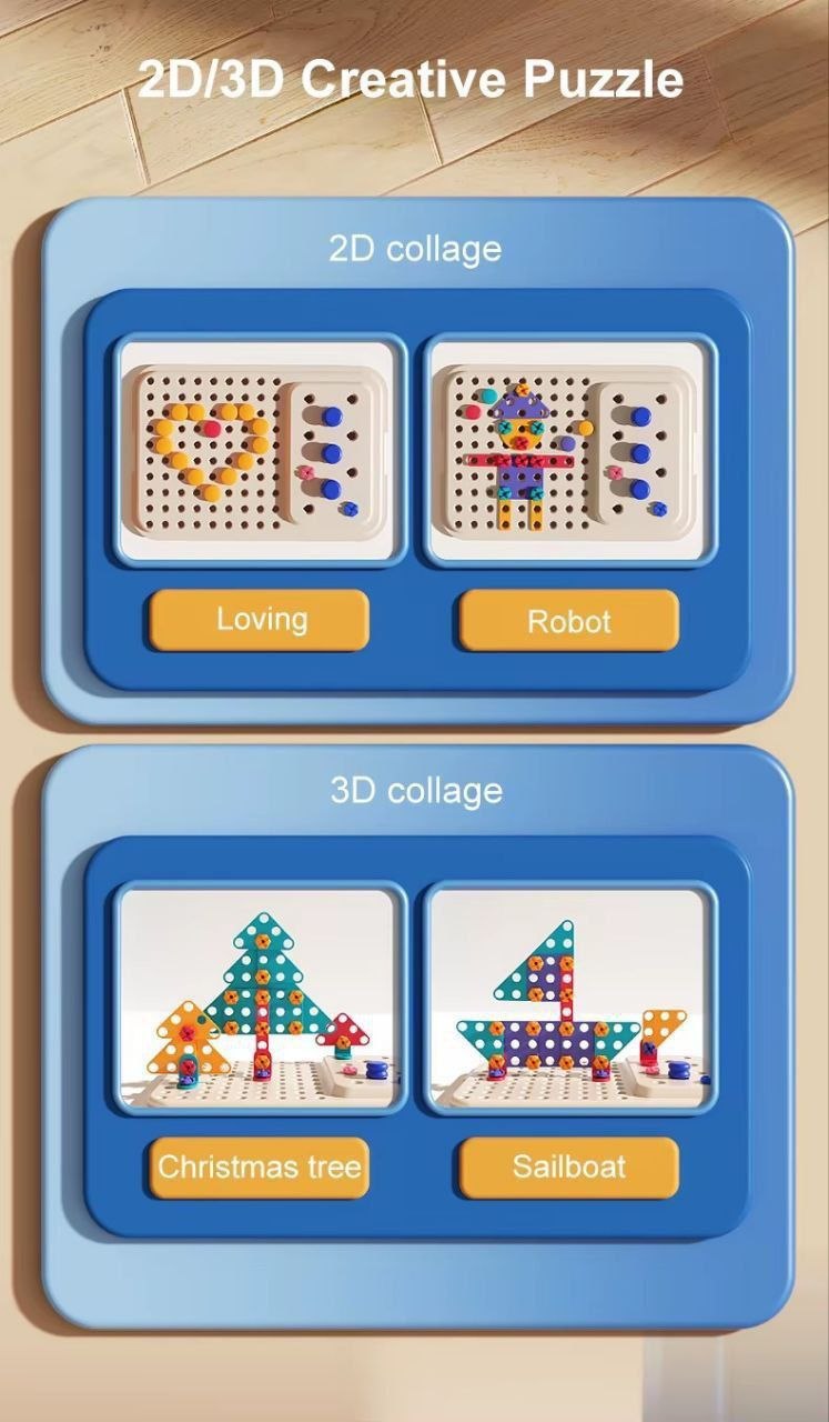 مجموعة أدوات للأطفال مع مثقاب كهربائي وهمي Coffret d'Outils Enfant avec Perceuse Électrique Factice