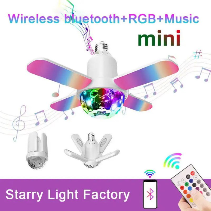 Ampoule Ampoule Led haut-parleur bluetooth nuit RGB