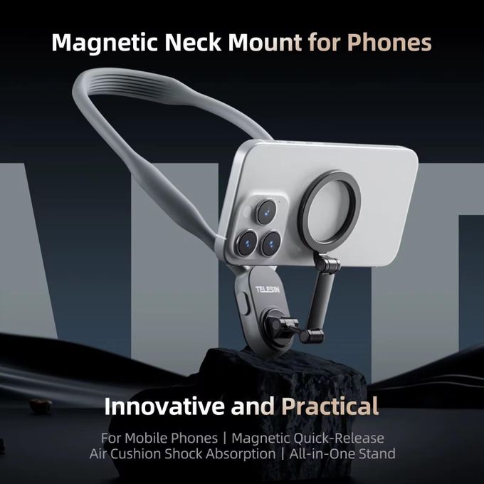 حامل مغناطيسي للرقبة للهاتف Support magnétique suspendu au cou pour téléphone