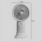 Petit Ventilateur Muet Pour les Voyages Mini Ventilateur Portatif  مروحة صغيرة صامتة للسفر، مروحة صغيرة محمولة مزودة بمنفذ شحن USB
