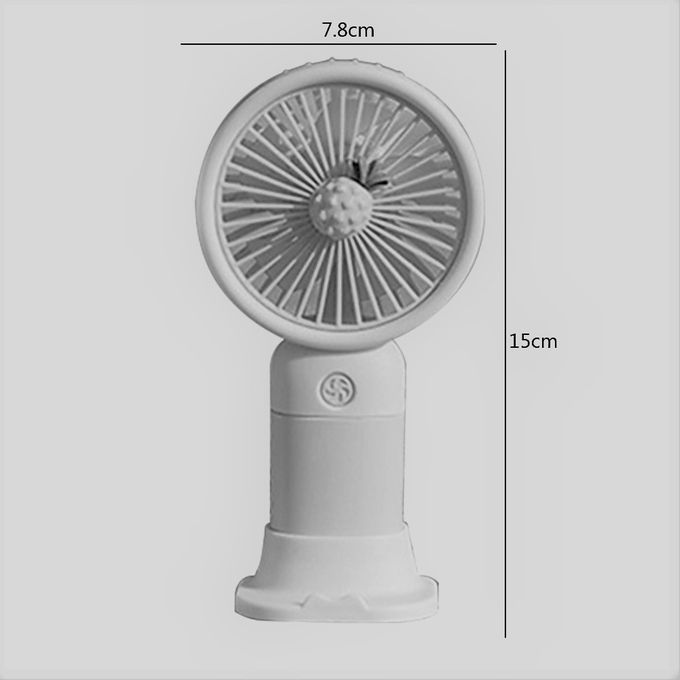 Petit Ventilateur Muet Pour les Voyages Mini Ventilateur Portatif  مروحة صغيرة صامتة للسفر، مروحة صغيرة محمولة مزودة بمنفذ شحن USB