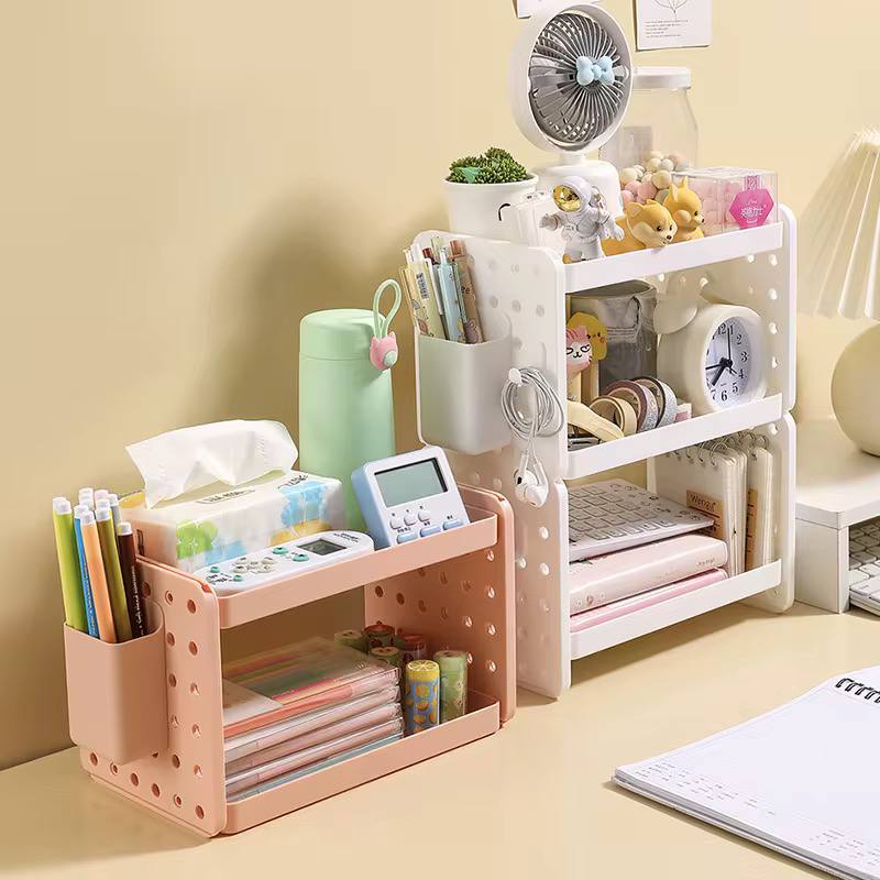 Support De Rangement De Bureau Double Couch رف تخزين مكتبي مزدوج الطبقات