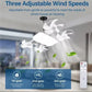 Ventilateur de plafond avec télécommande et éclairage intégré مروحة سقف على شكل طائرة بدون طيار مع إضاءة وجهاز تحكم عن بعد