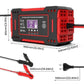 شاحن بطارية أوتوماتيكي للسيارة Chargeur de batterie de voiture Moto automatique 110V à 220V à 12V 6A LCD Smart