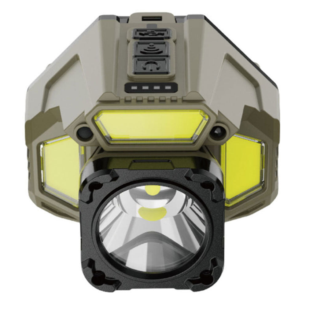 Lampe frontale rechargeable avec capteur de mouvement مصباح مع مستشعر حركة