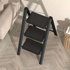 سلم ألومنيوم قابل للطي بثلاث درجات للمنزل سلم ألومنيوم قابل للطي بثلاث درجات للمنزل