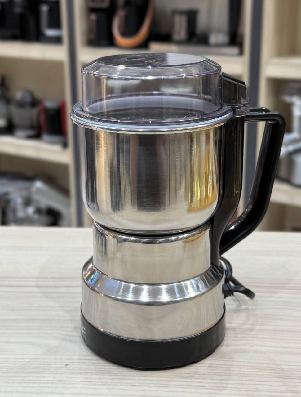 مطحنة كهربائية من الفولاذ المقاوم للصدأ Moulin Électrique Inox 150W 400W Capacité 300g