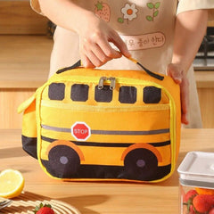 Sac à déjeuner isotherme, design d'autobus scolaire