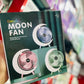 Moon shaped desktop fan مروحة سطح مكتب على شكل قمر