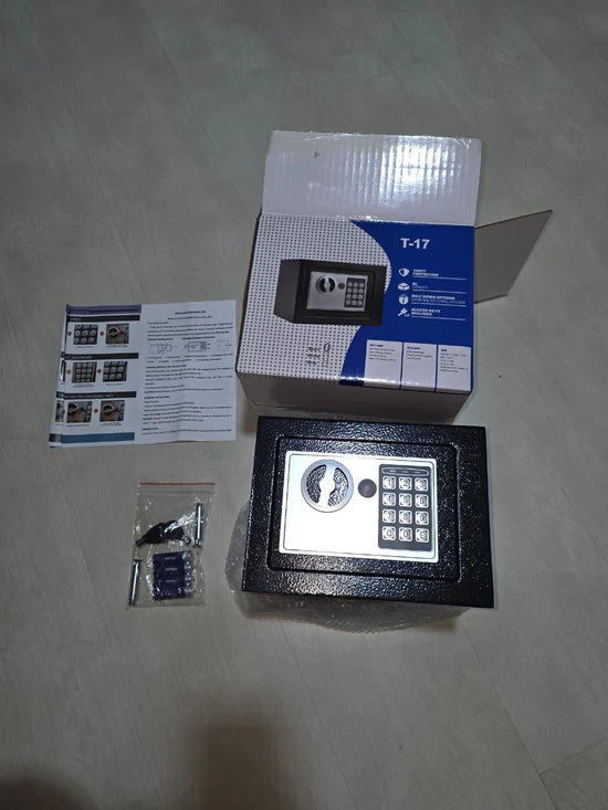 Coffre-fort numérique de sécurité électronique 17x17x25cm خزنة رقمية أمنية إلكترونية