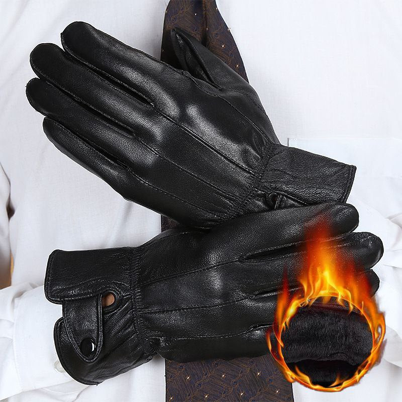 قفازات شتوية للرجال، مقاومة للرياح وبطانة ناعمة Gants d'hiver pour Hommes Gants de Plein air