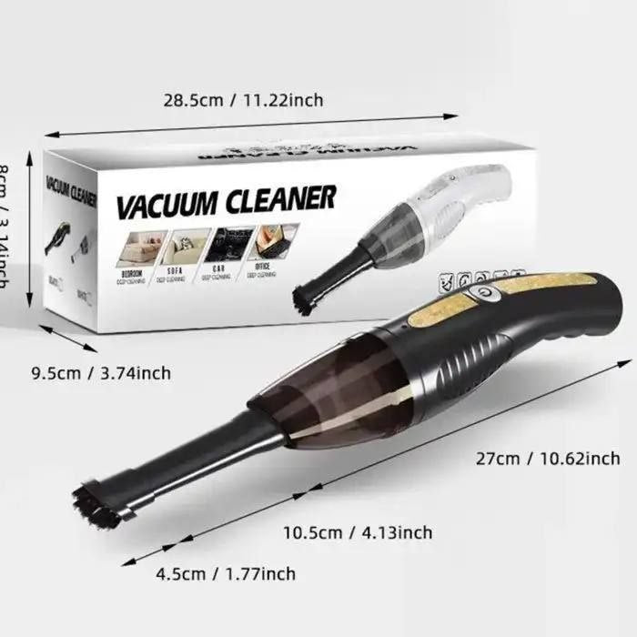 Aspirateur à main Portable haute puissance مكنسة كهربائية محمولة عالية الطاقة مزودة بخاصية الشحن السريع والشحن اللاسلكي