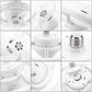 مروحة سقف مزودة بإضاءة مدمجة Ventilateur de plafond RGB avec douille E27 Ventilateur de plafond avec luminaire intégré