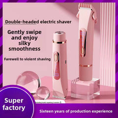 Epilateur électrique double tête rechargeable par USB جهاز إزالة الشعر الكهربائي ثنائي الرأس قابل لإعادة الشحن عبر منفذ USB