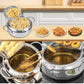 poêle à tempura japonaise قدر قلي عميق للمطبخ مع ميزان حرارة وغطاء، مقلاة من الفولاذ المقاوم للصدأ، مقلاة تمبورا يابانية