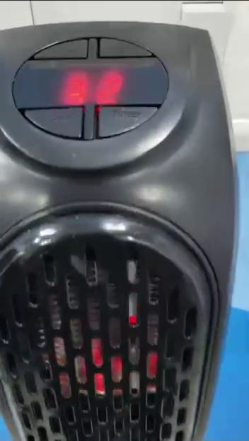 مشعاع كهربائي صغير، سخان مساعد، سخان مروحة، 400 واط Mini radiateur électrique, Chauffage d’appoint Réchauffeur soufflant 400W