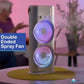 مروحة تكييف هواء صغيرة برأسين، 3 سرعات، قابلة لإعادة الشحن Double ended Spray Fan Ventilateur mini Climatiseur à Double tête
