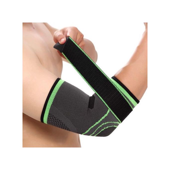 ضمادة مرنة قابلة للتعديل للضغط الرياضة، ودعم الكوع Bandage élastique Gym Sport Compression Réglable Coudière Protection