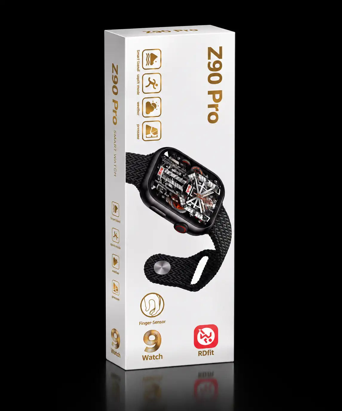 Montre Connectée AMOLED Bluetooth avec Suivi Santé et Modes Sportifs Z90 PRO RDFIT