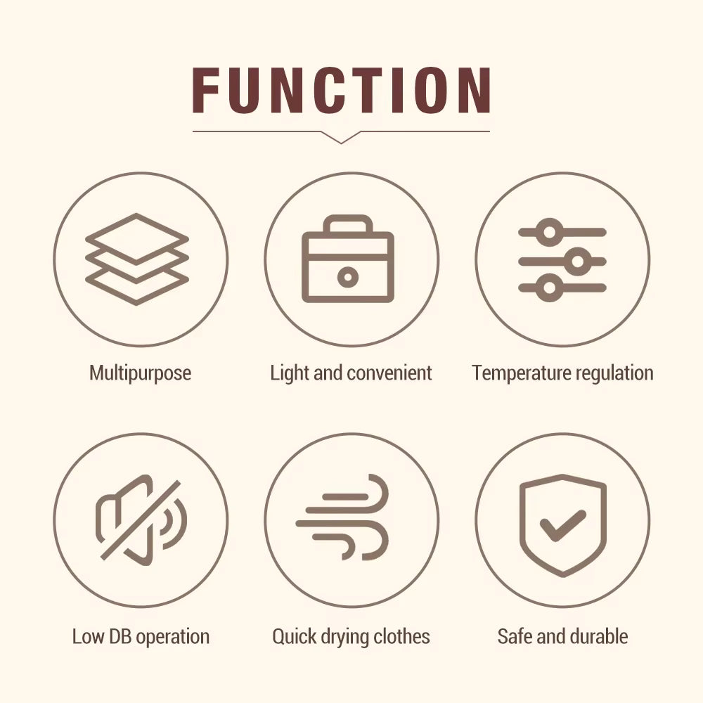 مجفف الملابس المحمول Cintre Sèche-Linge Électrique Portable Séchage Rapide Portable clothes dryer