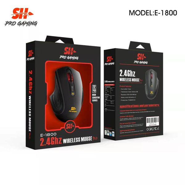 sh e-1800 souris sans fil 2.4 ghz dpi