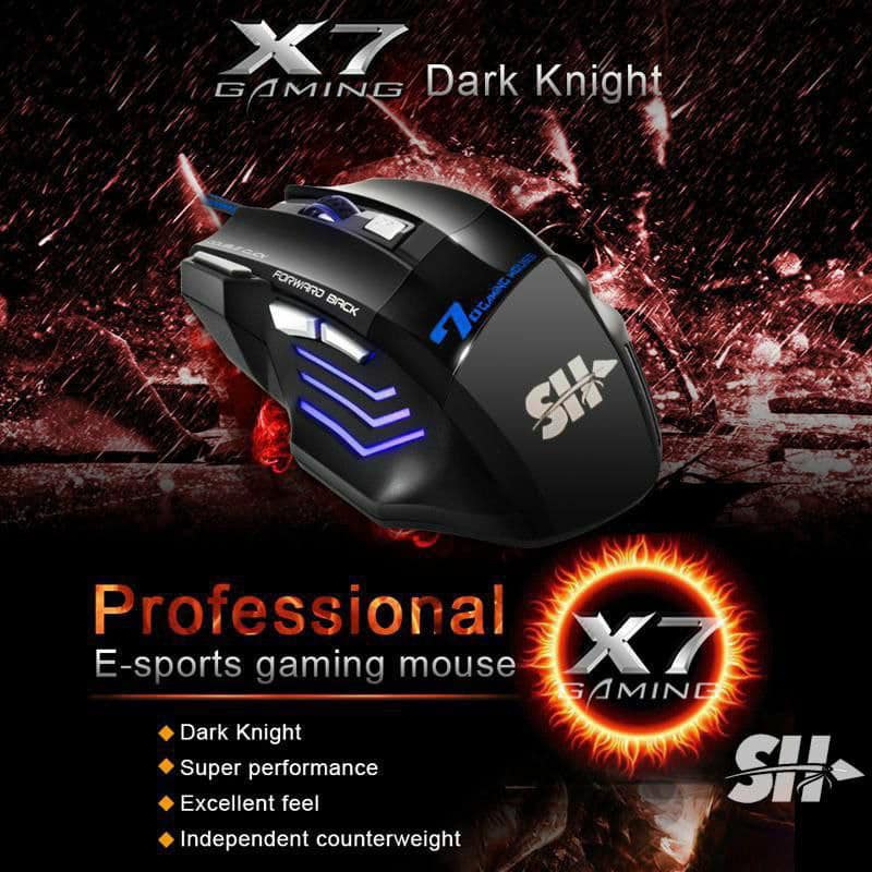 SH x7 souris gaming RGB 7 boutons