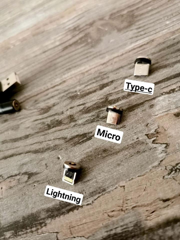 Cable 3 in 1 TypeC/Lightning/Micro SH 4.1A