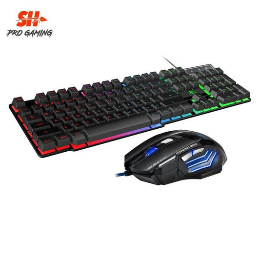 SH an-300 clavier et souris gamer semi mécanique rgb