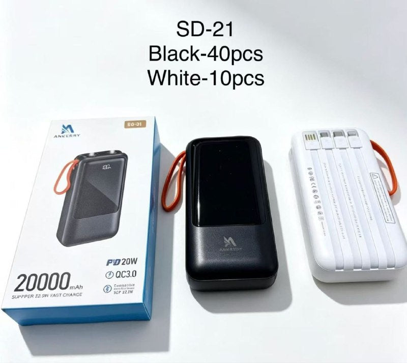 Power bank 20000MAH PD 20W SD-21