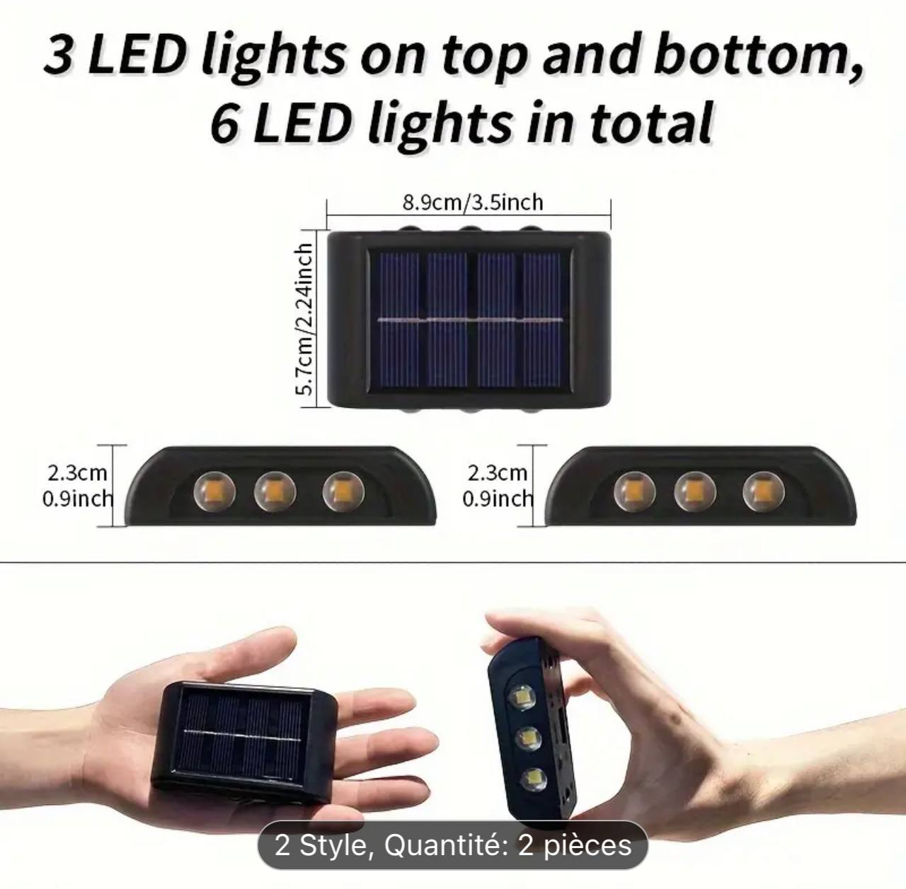 LED SOLAR WALL LAMP