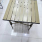 Table Portable en Alliage D'aluminium طابلة قابلة للطي طاولة خارجية محمولة من سبائك الألومنيوم مناسبة للمشي والتخييم 50x50cm