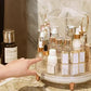 منظم مكياج ومستحضرات تجميل دوار من الأكريليك الشفاف Organisateur de maquillage et de produits de beauté rotatif en acrylique transparent